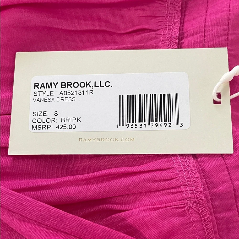 Ramy Brook Pink Ruffled Dress - Picture 2 of 2